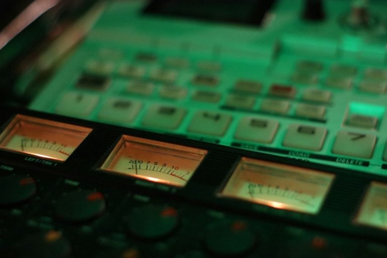 Stock photograph of professional audio equipment used to illustrate The Audio Magazine welcome article
