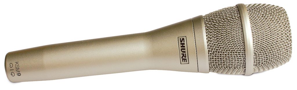 Shure KSM9 handheld condenser microphone