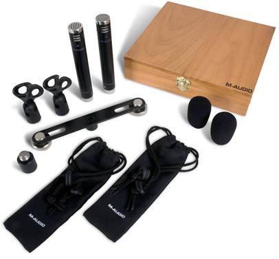 M-Audio Pulsar II matched microphone pair