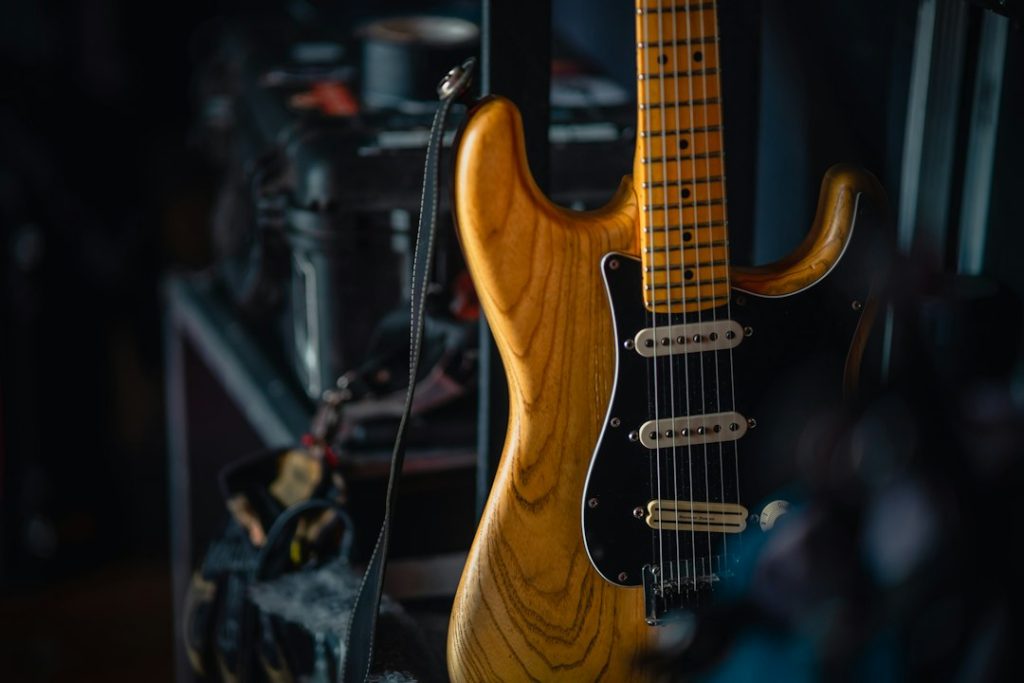 Electric guitar — stock photograph