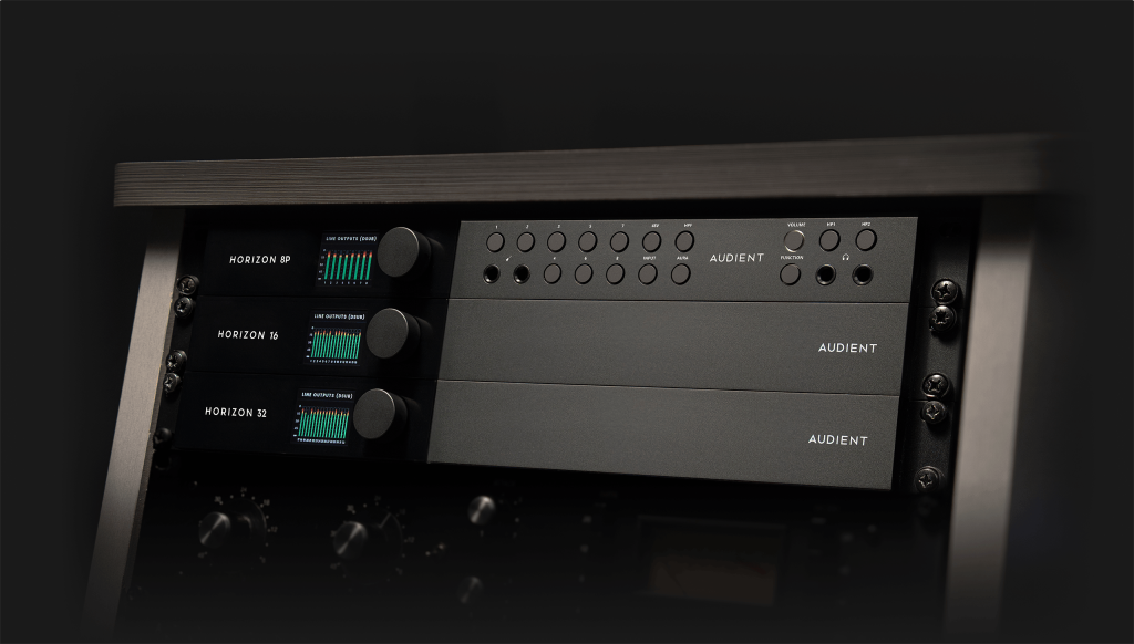 Audient Horizon 8P, Horizon 16 and Horizon 32 audio interfaces — manufacturer image