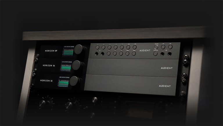 Audient Horizon 8P, Horizon 16 and Horizon 32 audio interfaces — manufacturer image