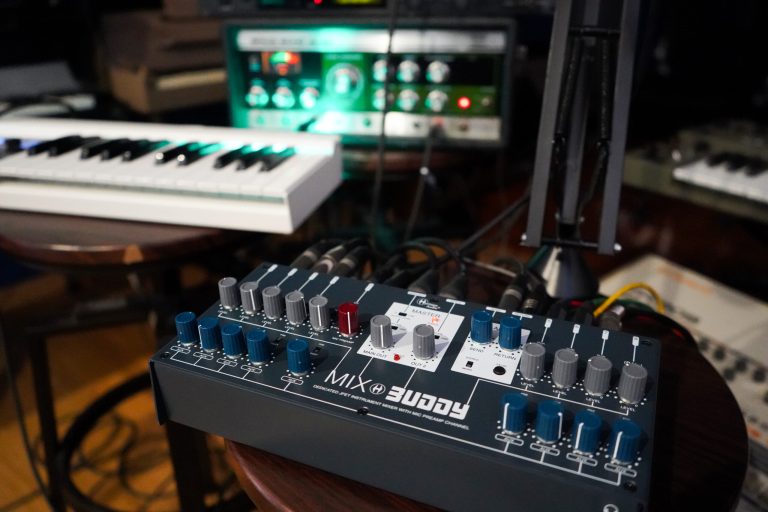 Heritage Audio Mix Buddy desktop JFET instrument mixer