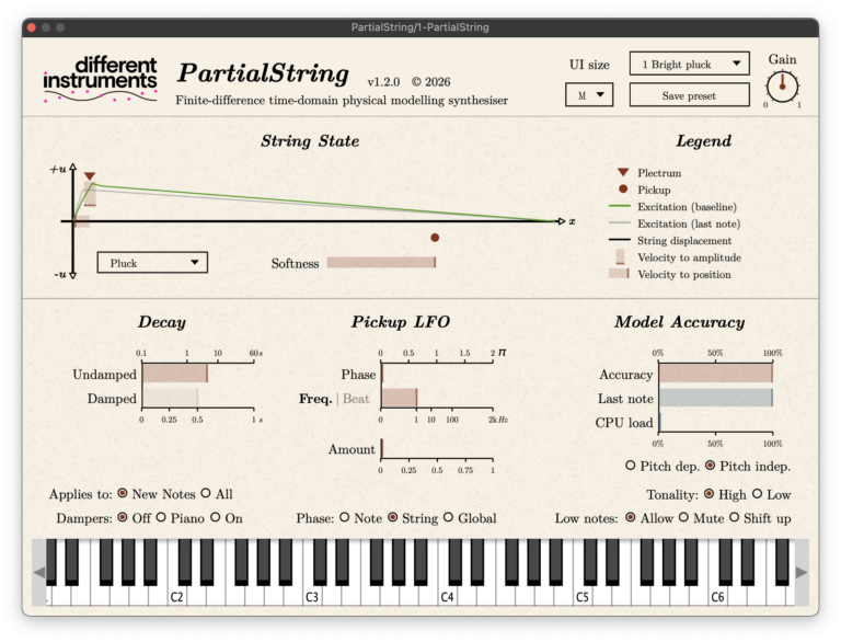 PartialString software interface
