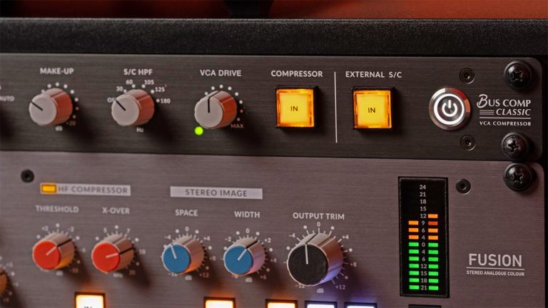 Solid State Logic Bus Comp Classic 1U analogue stereo compressor